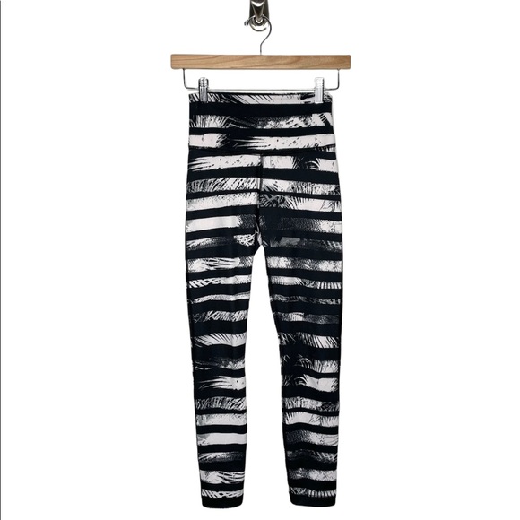 lululemon | High Times Pant *Full-On Luon Shady Palms Black White 4 - Picture 2 of 5